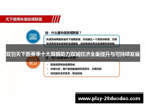双羽天下新赛季十大策略助力双城经济全面提升与可持续发展